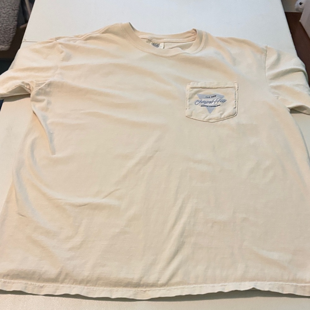 Men's Casual T-Shirt Set - Cream, Blue, Size Large, Cotton - Picture 4 of 9